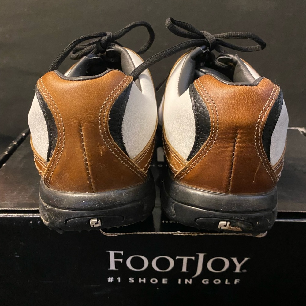 FootJoy Contour Series Golf Shoes Men's Size 8M White/Brown 54108 - Picture 6 of 6